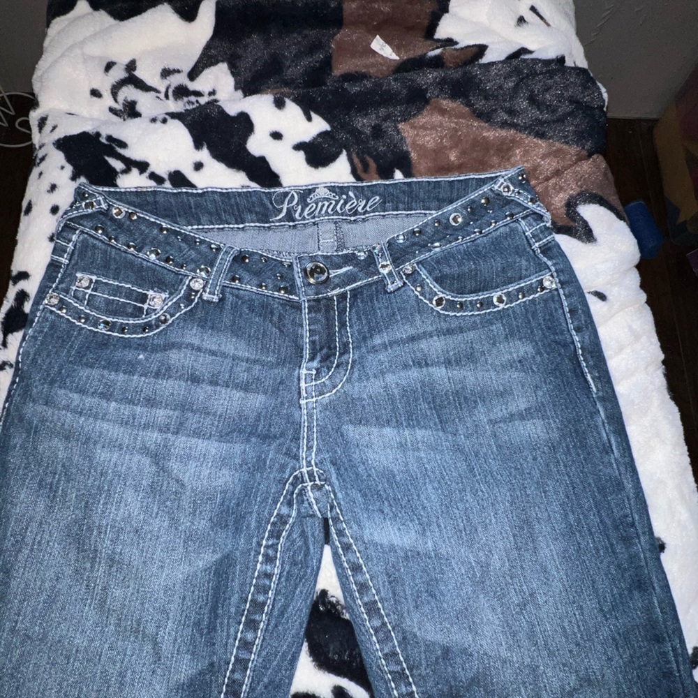 Premier Rule 21 Rhinestone Jeans - Picture 6 of 7